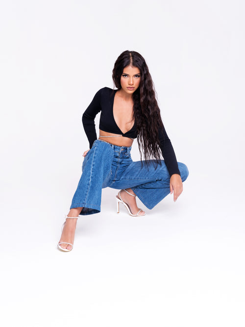 High Rise Boyfriend Jeans