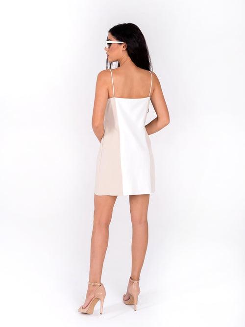 A-line Faux Mini Dress