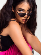 Metal Cat Eye Sunglasses