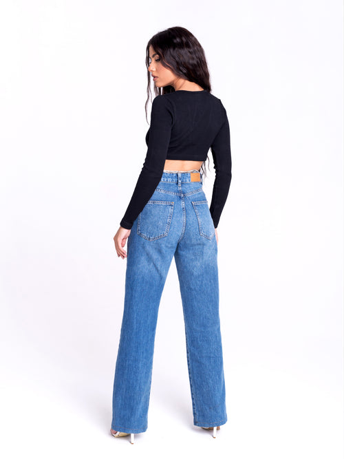 High Rise Boyfriend Jeans