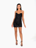 Black Radiance Mini Dress