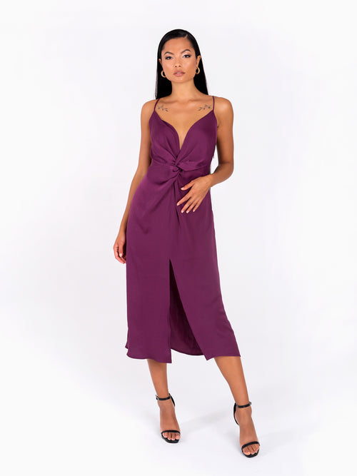Elegant dress|color:purple