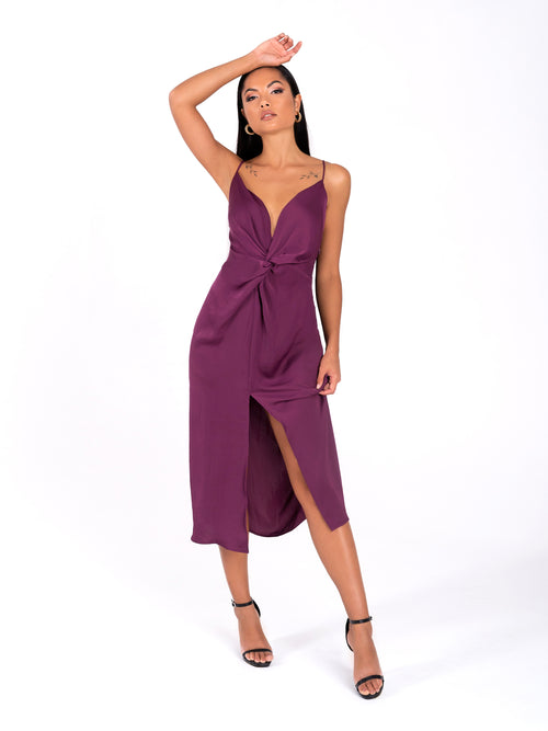 Elegant dress|color:purple