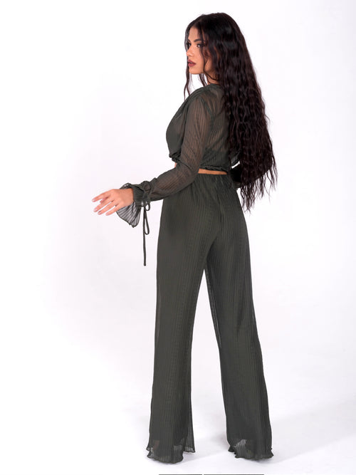 Chiffon Layered Trousers