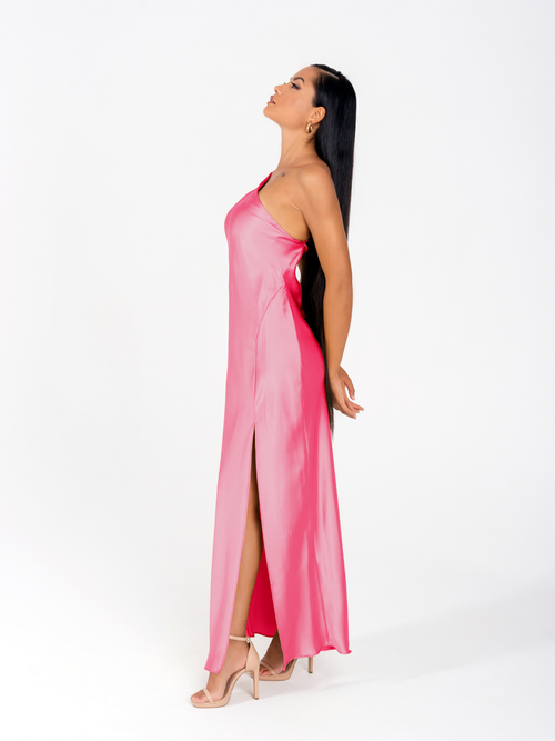 Satin Evening Dress